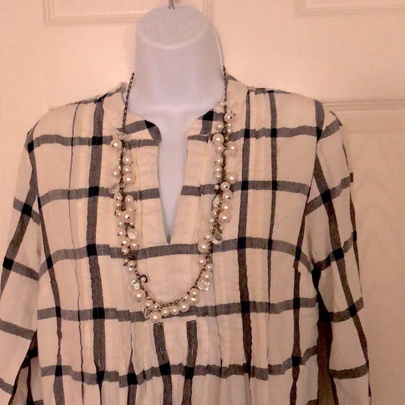 Black + White Checkered Dress - Picture 3 of 10